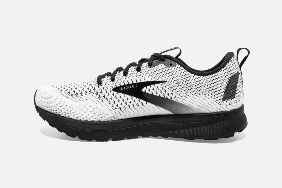 Revel 4 Road Brooks Running Shoes NZ Womens - White/Black - CRJDTO-732